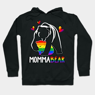 LGBT Mama Momma Bear Gay Pride Proud Mom Mother's Day Hoodie